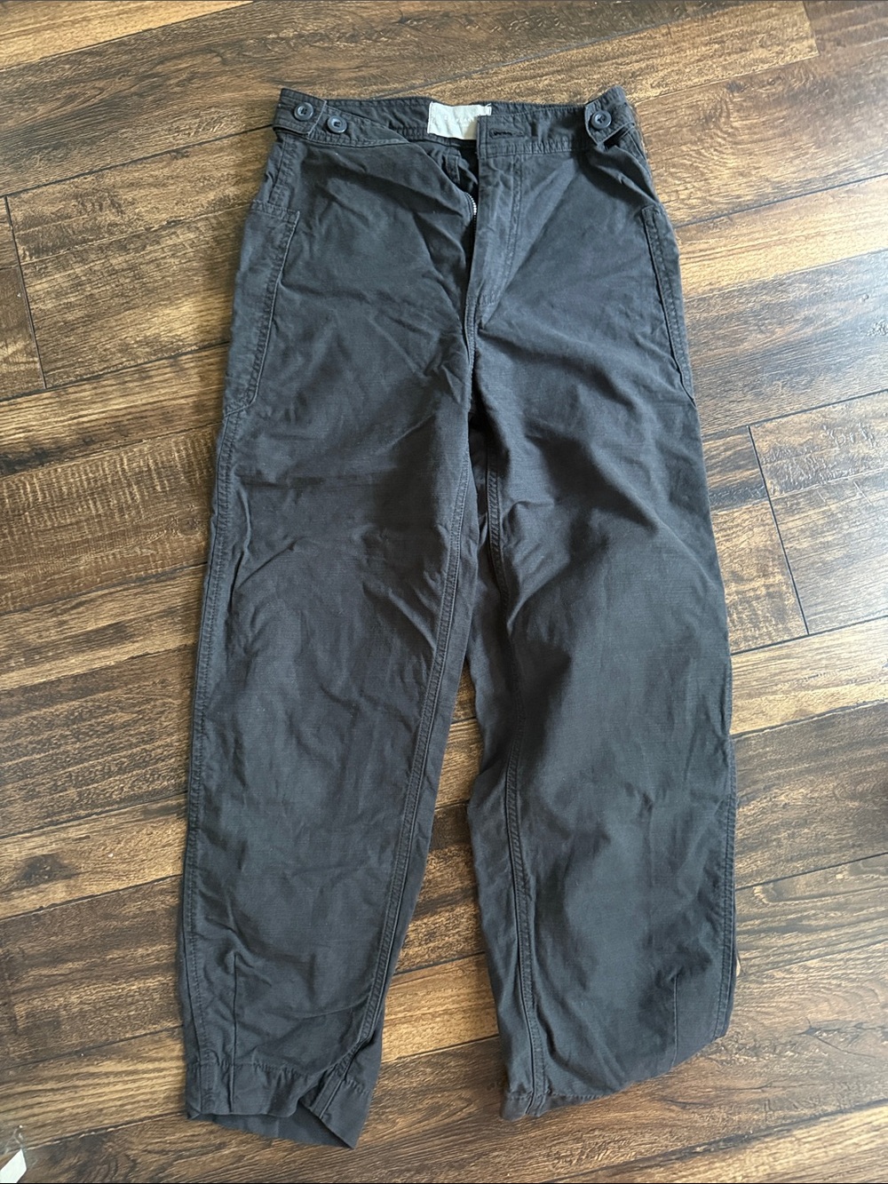 Everlane cotton barrel leg utility pants 00